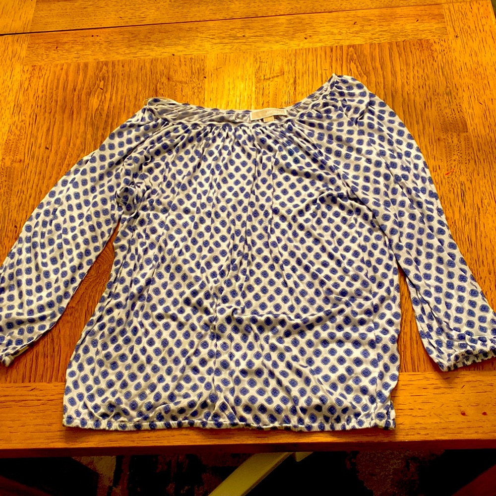 Michael Michael Kors top never worn. Tags still on. Padova Printed Knot Top.